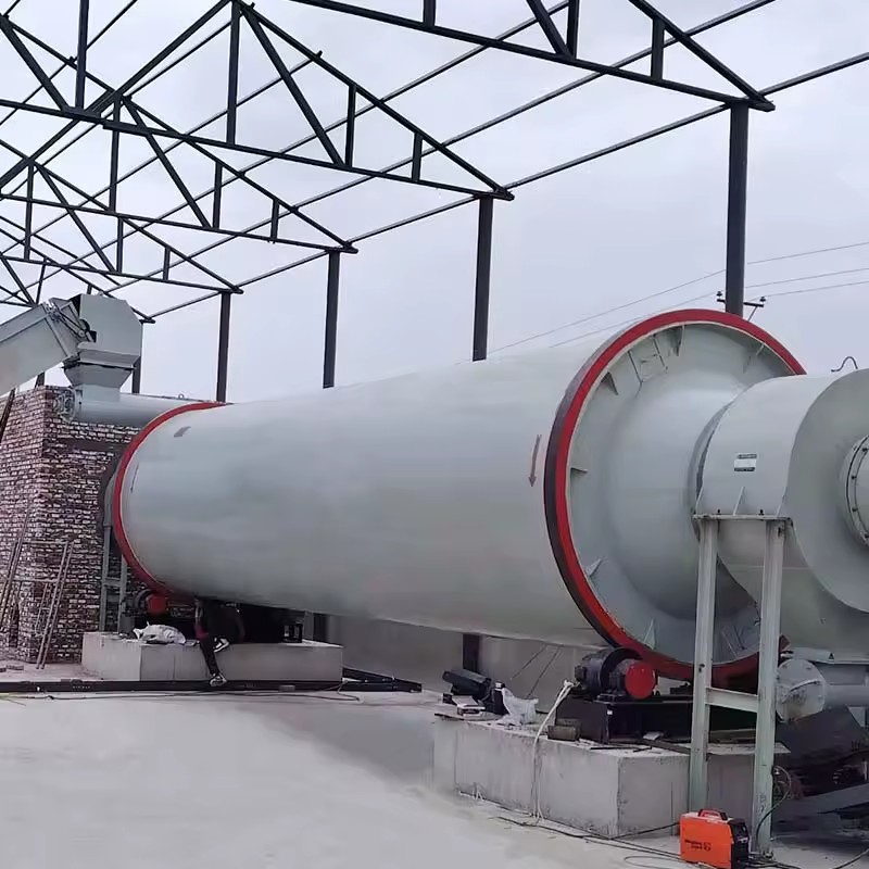 Save Energy Triple Pass Rotary Dryer for Grass Alfalfa Brewers Spent Grain Dryer Machine