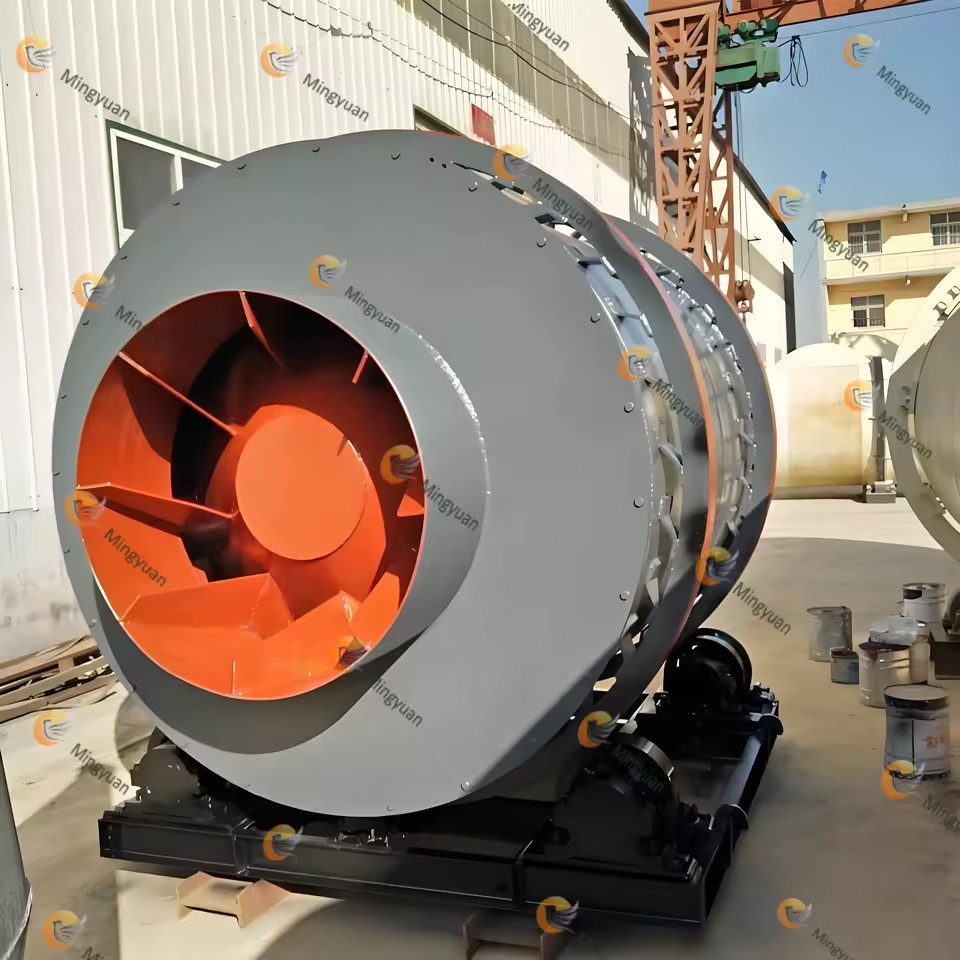 Best Sand Drying Machine Three Cylinder Rotary Drum Dryer