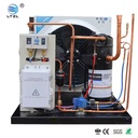 New Hermetic Scroll Compressor Condensing Unit Open-Air Cooling Chiller for Walk-In Freezer Refrigeration Heat