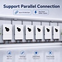 Expandable 120kW Parallel Hybrid Solar System US Split Phase 120V/240V with 16kWh Battery System Complete Kit