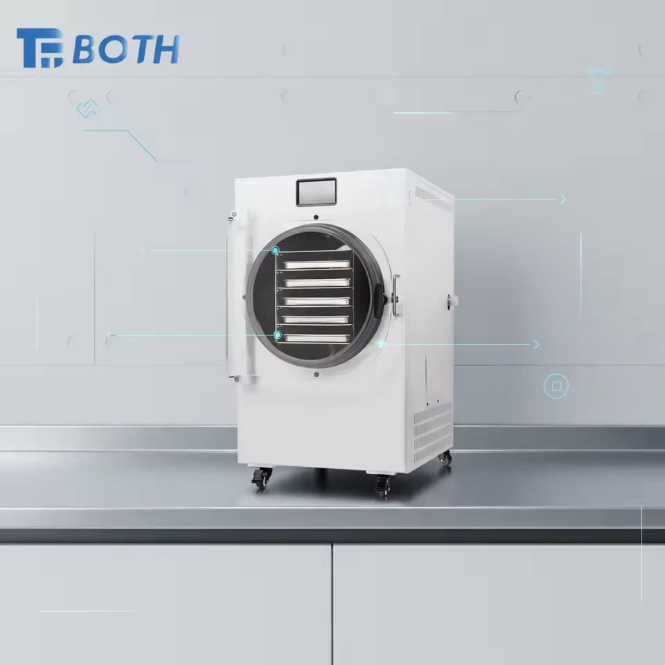 DIY Home Use Automatic Stainless Steel Freeze Dryer Equipment with Pump Minimalist Future Design for Kitchen (YFD-6)