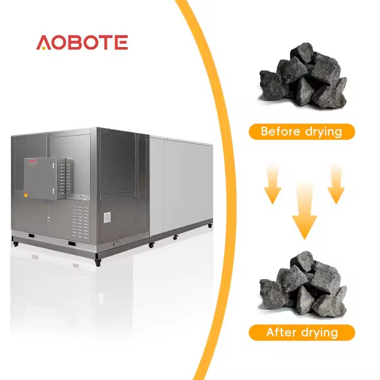 Heavy Duty Large Heat Pump Dryer Chicken Manure Straw Ore Industrial Dehydration System