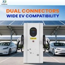 Smart Fast DC Ev Charger All-in-One Solar Panel Storage Off-Grid Ev Charging Stations 60kW 120kW 160kW Power Bank LCD
