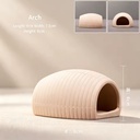 Popular AQ042 Rough Clay Spawning Breeding Cave Aquarium Decorative Pot Fish Shrimp Hiding House Landscape Ornament