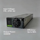 R48-4300E3 Power Supply Module 4300W 53.5V High Efficiency Rectifier Unit for 5G Telecom Power System Equipment