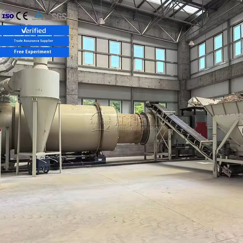 CE ISO Certified Triple Drum Sand Dryer 18.2kg Water Evaporated/kg Fuel Electric Heating Rotary Drying Equipment Core Motor