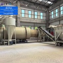 CE ISO Certified Triple Drum Sand Dryer 18.2kg Water Evaporated/kg Fuel Electric Heating Rotary Drying Equipment Core Motor