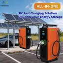 2026 Off-grid Solar EV Charger with Battery Storage 60kW 80kW 120kW DC Fast Charging Station for Commercial Off-grid