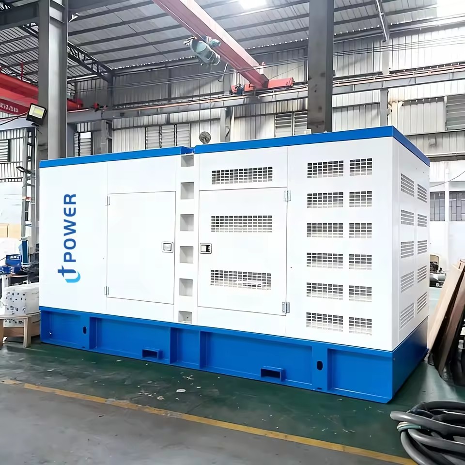 U+POWER 500KVA Three Phase Silent Type Diesel Generator Set Auto Start ATS Remote Start Yuchai Engine Mounting 50/60Hz CE