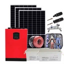 2000wp 3kwp 30kw off Grid Home Solar System Monocrystalline Silicon MPPT Lithium Ion Pure Sine Wave Inverter 10-Year Warranty