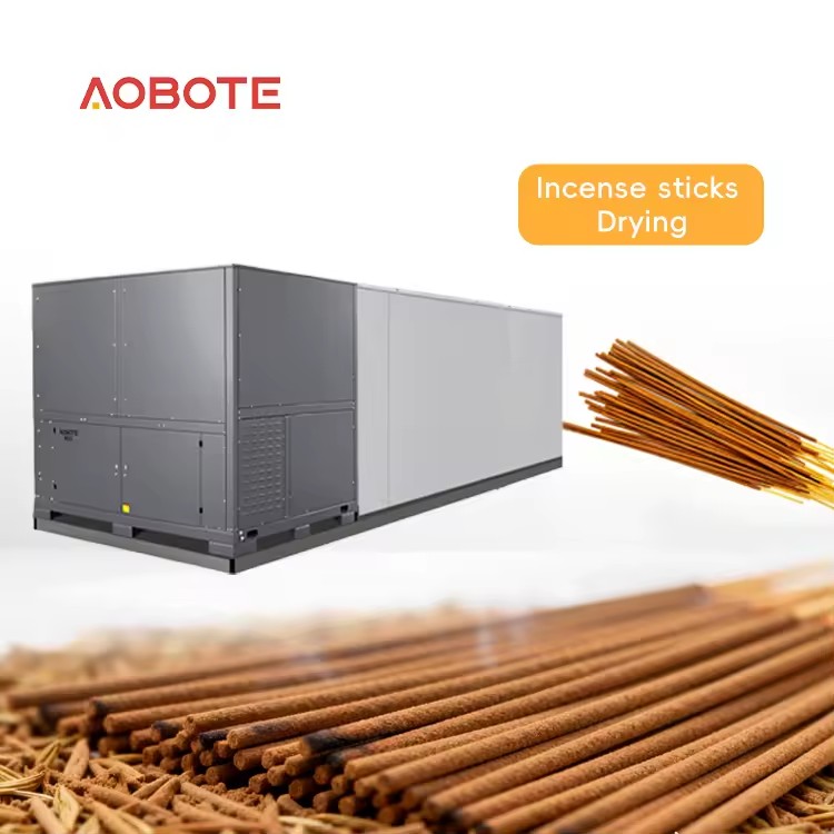 180kg/h Agarbatti Heat Pump Dryer High Efficiency Large Incense Dehydrator
