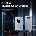 8KW 10KW 12KW MPPT Hybrid Solar Power System American Standard Split Phase 120V/240V for Home Use