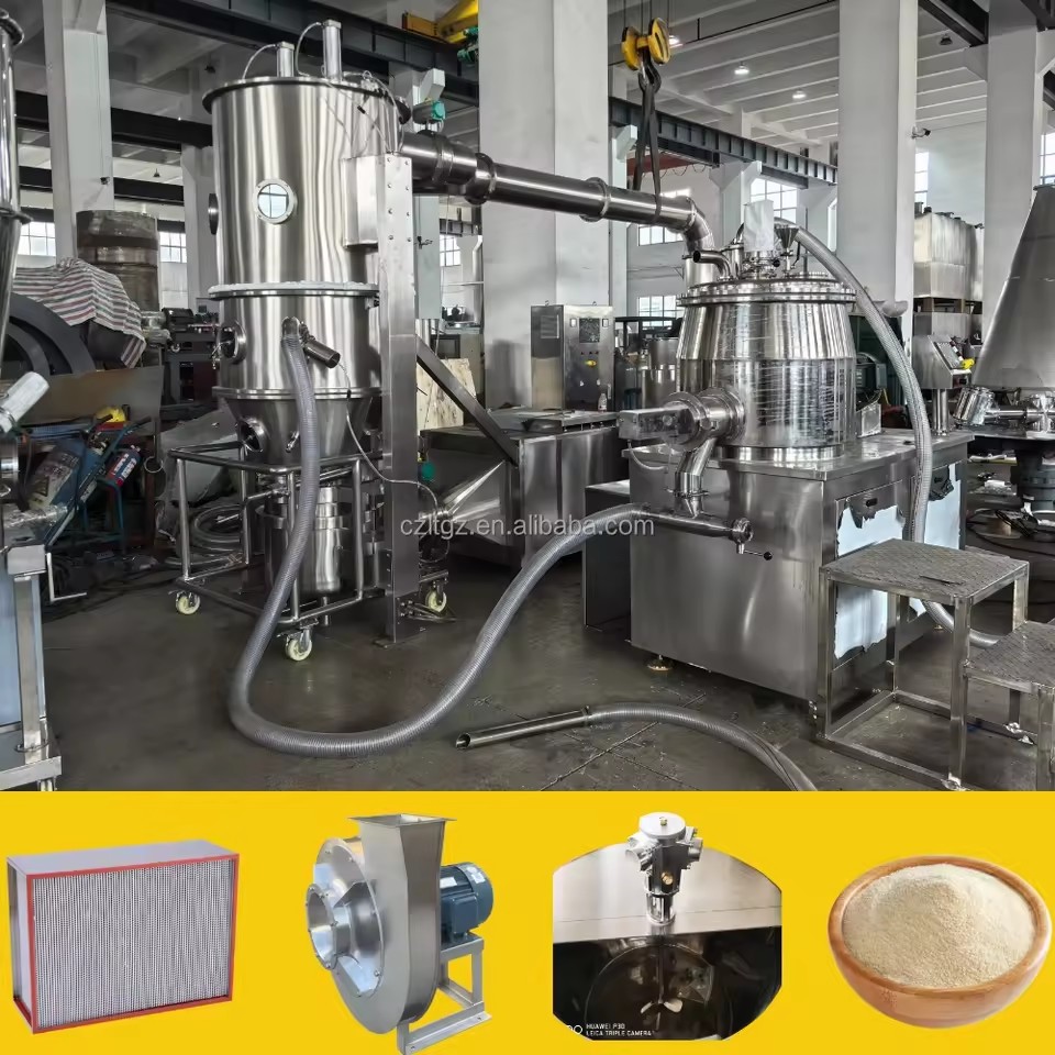 Energy Saving FL Series Granulator Ceramic Alumina Powder Making System Engine Custom Design High Food Processing