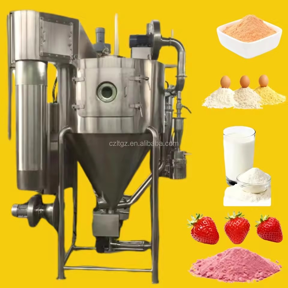 Centrifugal Spray Dryer 50Kg SUS316L Stainless Steel Automatic PLC Gear Ti for Food Processing Extract Powder Drying Equipment