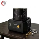 220V 3500W 1600 Degrees Smelting Furnace 1KG Gold Melting Machine Induction Heating Furnace for Metal Silver Aluminum