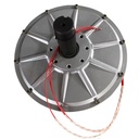 R&X CE Inner Rotor Low RPM Axial Flux Coreless 3kw 380VAC Vertical Axis Wind Turbine >95% Efficiency Permanent Magnet Generator