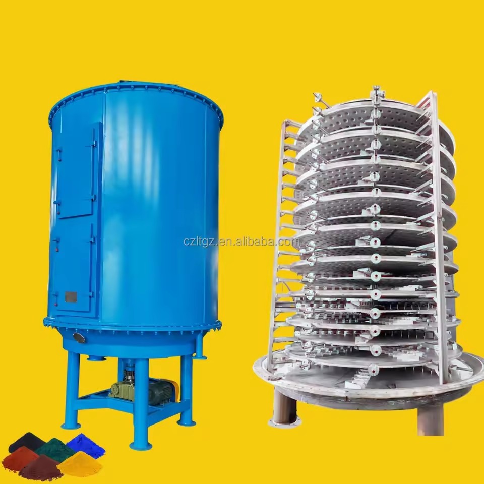 Vertical Disc Vacuum Dryer Graphene Precursor Industrial Grade Energy Saving Evaporation Technology Solid Yield PLC Gear