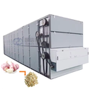 High-capacity industrial continuous garlic slice dryer garlic processing cleaning peeling slicing production line