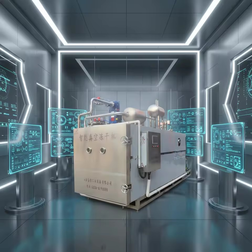 High-efficiency Commercial Freeze Dryers for Grapes Bananas Ready-to-Eat Dried Fruit Energy Saving Automatic Stainless Steel