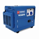 Silent 5kw Diesel Generator 5.5kW Max Portable Soundproof Generator Set 3 Phase 400V Electric Start Emergency Standby Power Use
