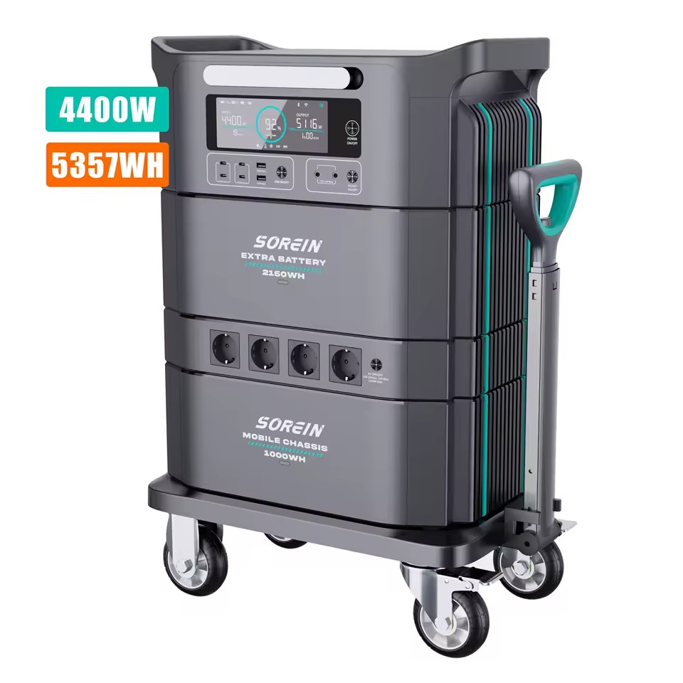 5Kwh Professional Solar Generators With Solar Panels 5000W 48V Battery Pure Sine Wave 5000Wh Portable Power Station