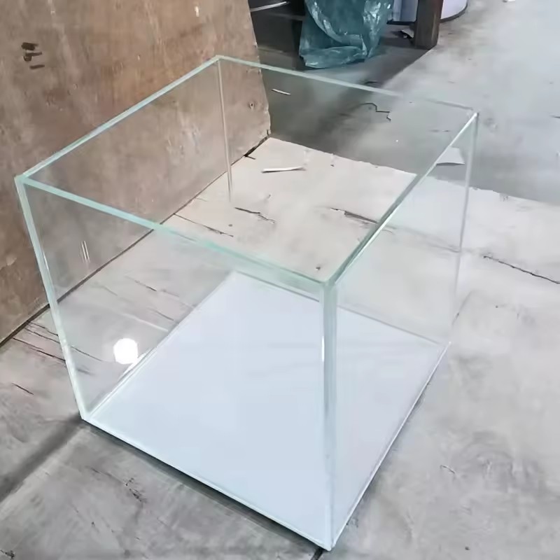 Customizable Large Aquarium Tanks Crystal Ultra White Clear Glass Fish tank Salt Water Aquarium Fish Tank