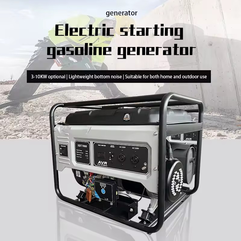 3000W 4-Stroke LPG/Gasoline Dual Fuel Electric Heavy Duty Open Frame Generator 15L Fuel Tank Remote Emergency Outdoor 110V-400V