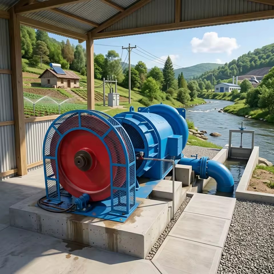 Small Turbine Hydroelectric Power Generation for Rivers and Streams Free Electricity Free Energy Generator Price