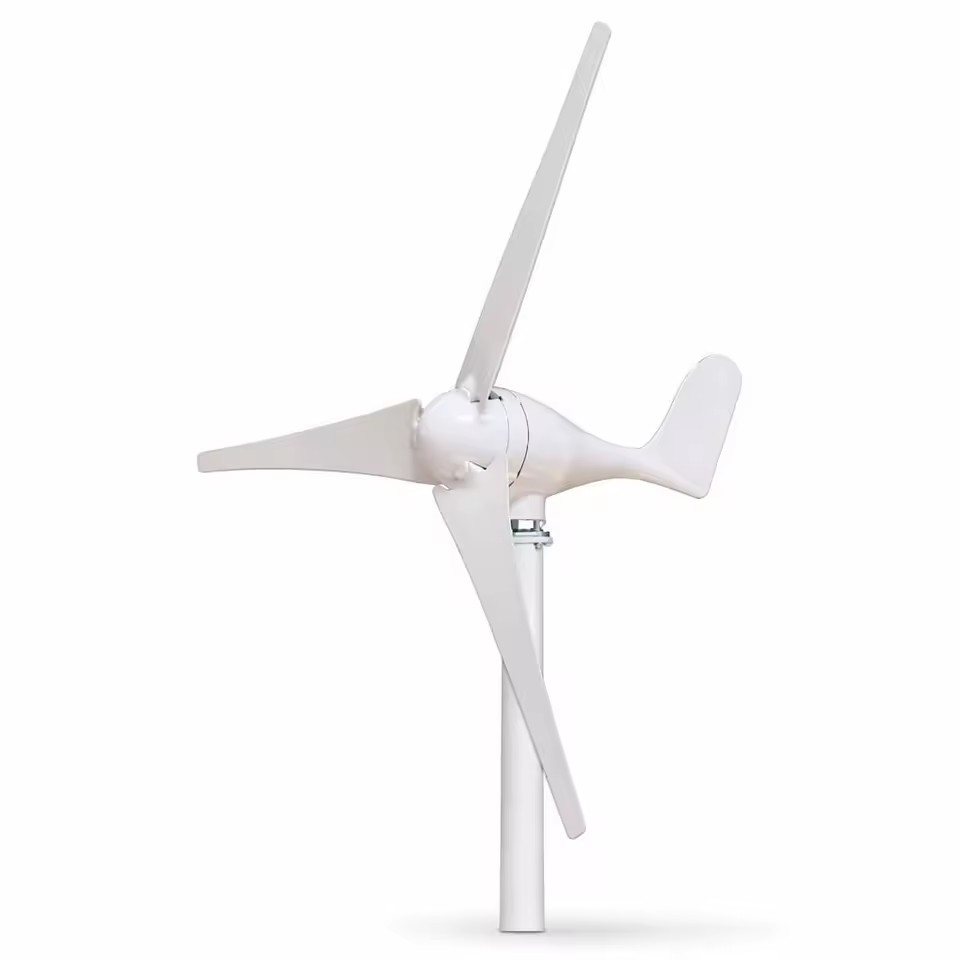 Factory Wholesale 300W Small Wind Turbine 12V/24V/48V 3-Blade OEM Customized Off-Grid Generator