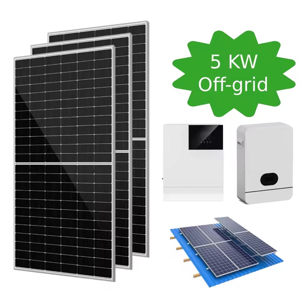 All in One Solar Energy System Balcony 5Kw 6Kw 8Kw 10Kw 12Kw 16Kw 20Kw 30Kw Solar Hybrid Power System Complete Kit for Home Use