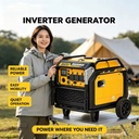 Compact Silent Inverter Generator Sound Insulated 5kW 5.5kW Remote Start Gasoline Backup Generator 6.25kva