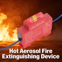 Automatic Hot Aerosol Fire Extinguishing Device Easy DIN Rail Installation Fire Protection Equipment for Electricity Box