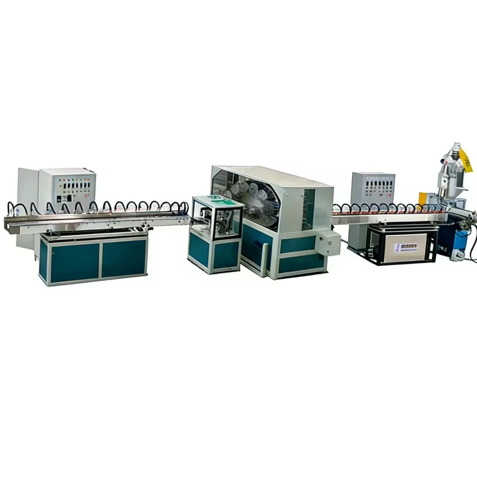 Flexible Transparent PVC Clear Hose Fiber Braided Plastic Reinforced Water Tube Production Line for PE PP HDPE Machine Processed