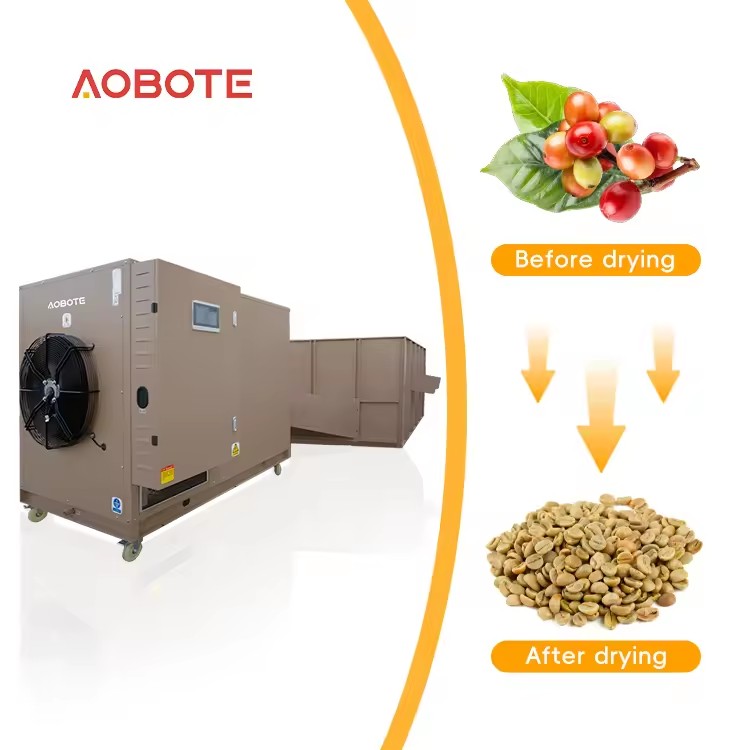 Fully Automated and Reduced Labor Heat Pump Technology Coffee Drying Equipment Flat Bed Drying Machine