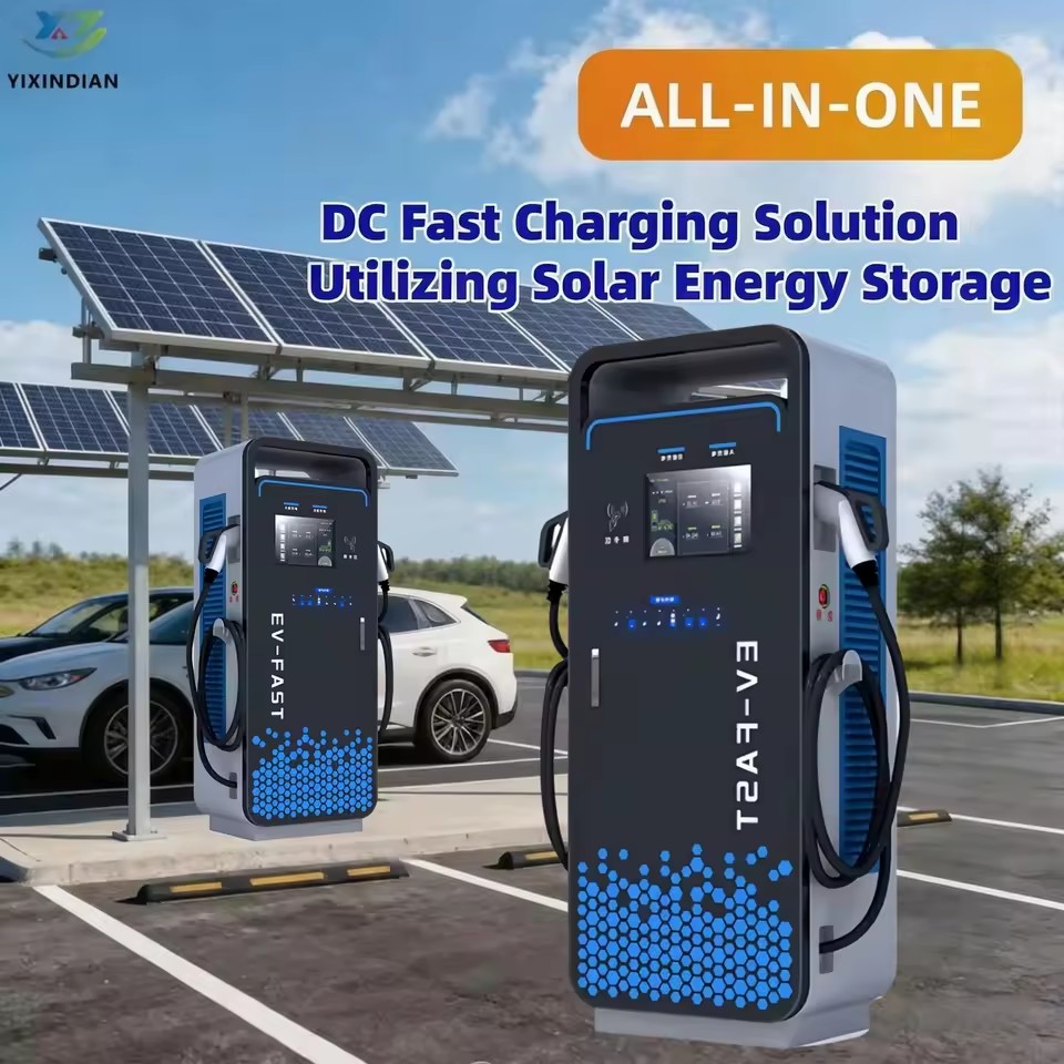 Solar DC Ev Fast Charger 60kW 80kW 120kW 160kW 180kW 240kW Solar Power Energy Panel Ultra-Fast EV Charger APP Control