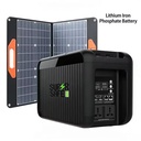 Supersafe T27 3000W Solar Generator Portable Power Station 110V/230V Output 2 kWh 3.2V 280AH Battery Metal Construction Fan