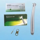 Dental Clinic LED E-Generator High-speed Air Turbine Push Button Handpieces 2/4Holes with 3-way Water Spray With CE Certified