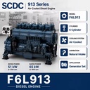 SCDC Deutz 913 Series F6L913 65kw Diesel Engine Air Cooled 6 Cylinder Engine for Standby Generator Set Industrial Power Supply