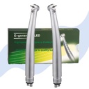 Dental Clinic LED E-Generator High-speed Air Turbine Push Button Handpieces 2/4Holes with 3-way Water Spray With CE Certified