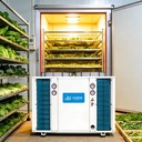 4 kW High Power Large Capacity Automatic Heat Pump Eco-Friendly Energy Saving Food Dehydrator Dryer Cabinet for Food Processing