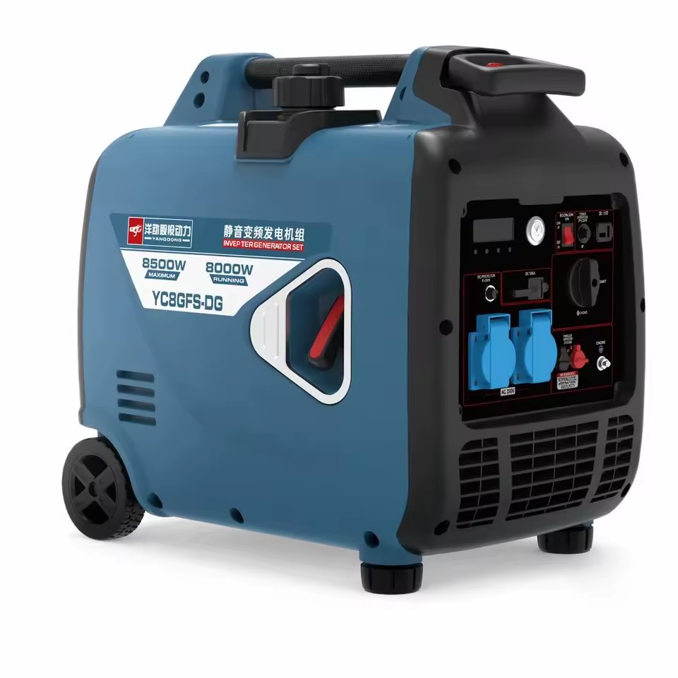 Super Silent 8kw Gasoline Auto Start 9kW Max Portable Digital Inverter Generator Set 50Hz Electric Remote Start
