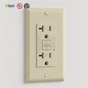 20 Amp GFCI Wall Socket for Generator RV Camper Off-Grid Cabin Backup Electricity