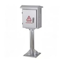 Outdoor Waterproof Stainless Steel Pedestal CCTV Distribution Box for Highway Monitoring