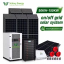 50/100KW off Grid Hybrid Solar System with MPPT Controller Lithium Ion Battery 10kWh Storage & 6000W Residential PV Kit