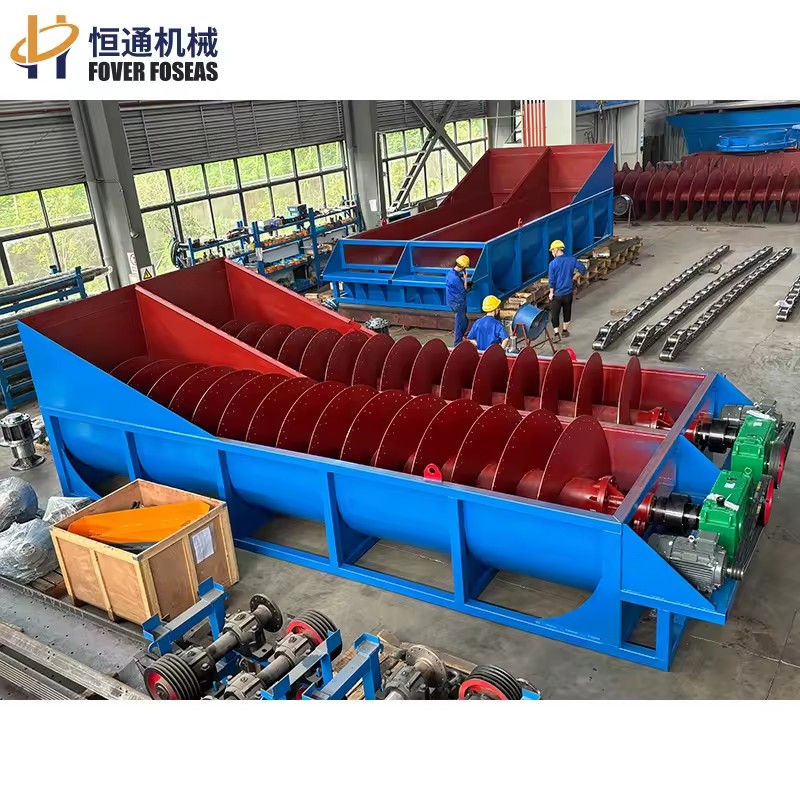 Factory Direct Sale Rotary Double Spiral Screw Mining Sand Washer Machinery Machine Equipment