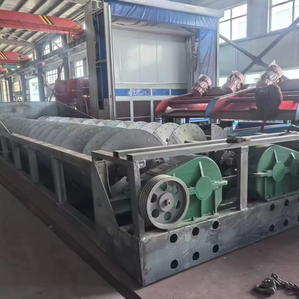 Spiral Sand Washer High Capacity River Silica Sand Gravel Cleaning Equipment for Quarry Mineral Processing Plant