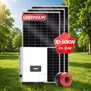 Greensun New Energy Solar Power System 30kw for Home Use on Grid