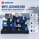 SCDC Weichai CCFJ30JW Marine Diesel Generator Set WP2.3 Series 1500RPM 1800RPM Water Cooled Auxiliary Power for Fishing Boat