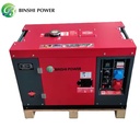 High Quality 5kw 6kw 8kw 10kw Silent Diesel Generator Wholesale Small Diesel Generator with Remote Start 230V/240V Rated Voltage