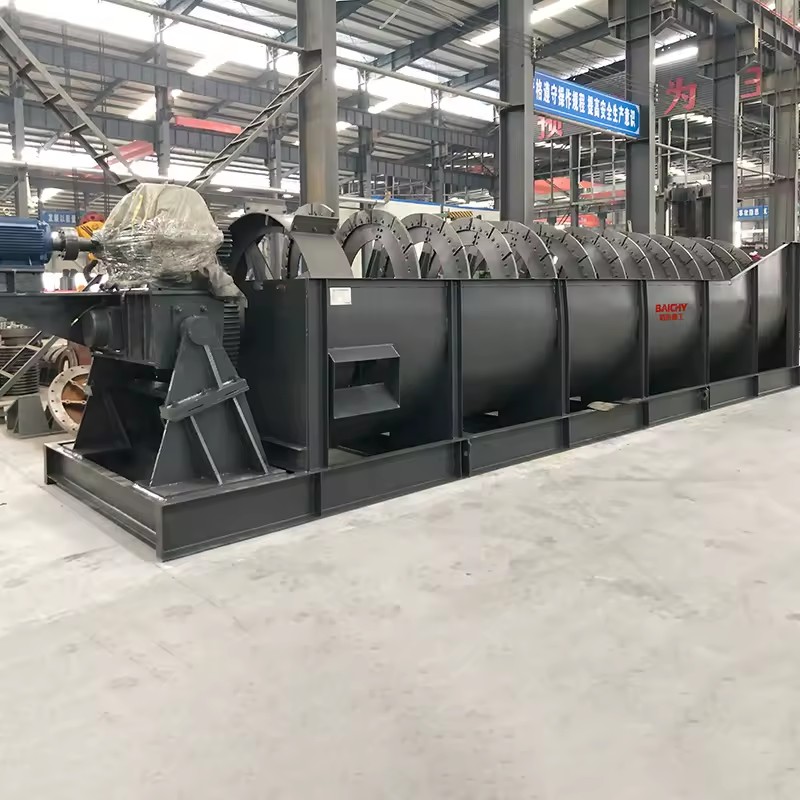 Specialized River Stone Gravel Cleaning Screw Sand Washer Modern Professional Artificial Spiral Washer Sand Manufacturing Work